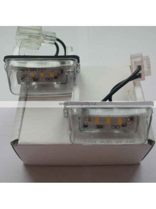 LED osvětlení SPZ Peugeot 307, 407 + víc modelů / Citroen 